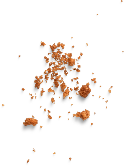 Brown Crumbs Cutout